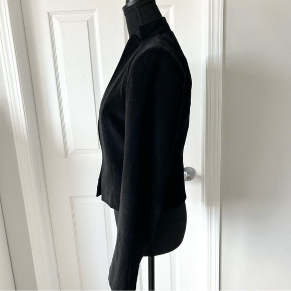 Club  Monaco Stand Collar Velvet Blazer - Picture 2 of 15